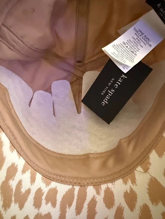 Kate Spade New York modern leopard print baseball cap NWT - Picture 7 of 7